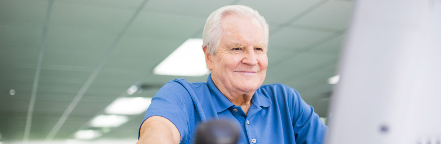 Patient in physical therapy